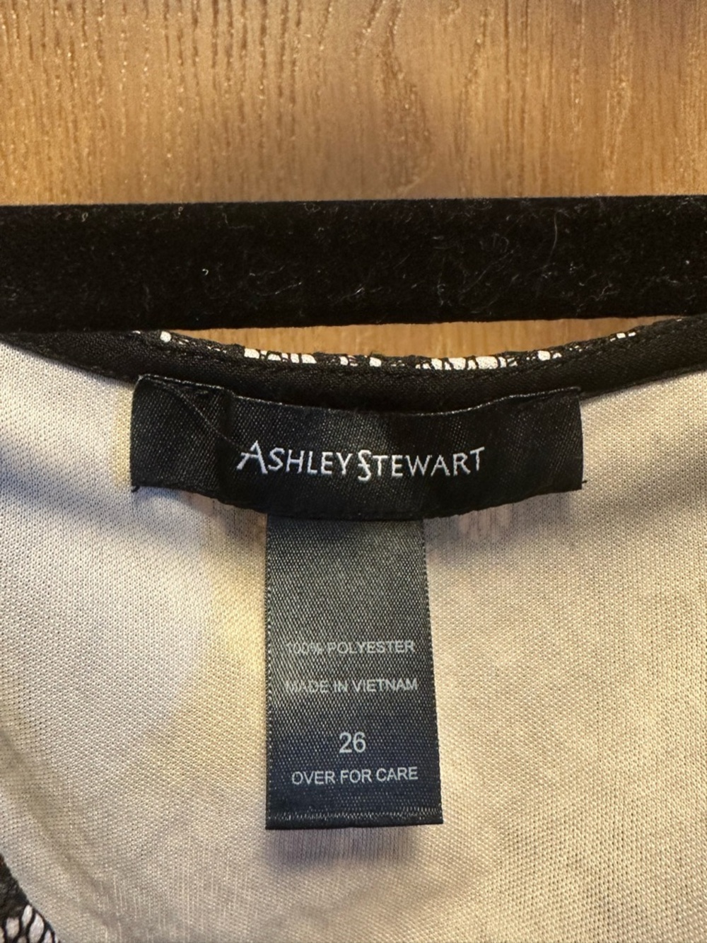Ashley Stewart Black and White Lace V-Neck Midi Dress - Picture 6 of 6